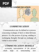 Models of Communication