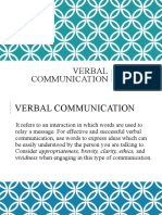 Non-Verbal Communication