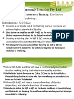 Pliance Technical-QA-QA & QC Training