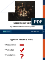 Experimental Work: A Guide To Successful Laboratory Work