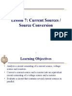 EE301 Lesson 07 Current Sources and Source Conversions