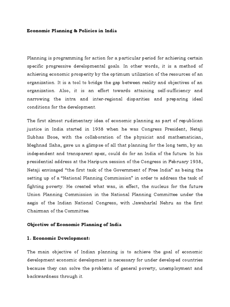 Planning | PDF | Economic Growth | Balance Of Payments