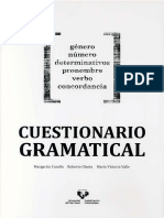 Cuestionario Gramatical