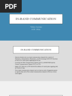 In-Band Communication: - Vaibhav Sonewane Potp - Fpga