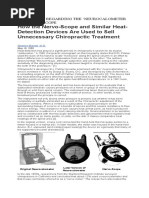 REFERENCES REGARDING THE Neurocalometer and Nervoscope