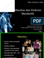 IPD - Obesitas Dan Sindrom Metabolik - 30 Nov 2016