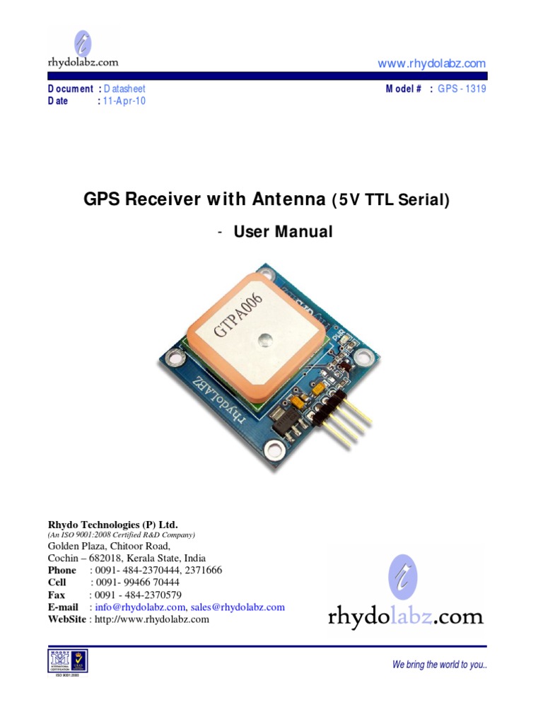 GPSUser Manual | PDF | Global Positioning System | Microsoft Windows