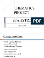 Mathematics Project: Group 4