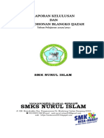 Laporan Kelulusan Dan Permohonan Blanko SMK Nuris 2021
