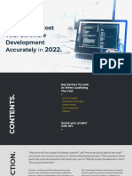 Checklist To Cost Your Software Development Accurately in 2022