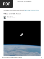 Offline First With Flutter - Flutter Community - Medium