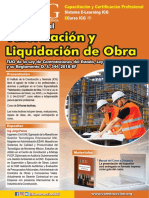 Valorizacion y Liquidación de Obra