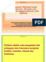 9 Penanganan Keluhan Dan Penarikan Dari Peredaran