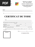 Demande de Carte de Séjour au Gabon | PDF