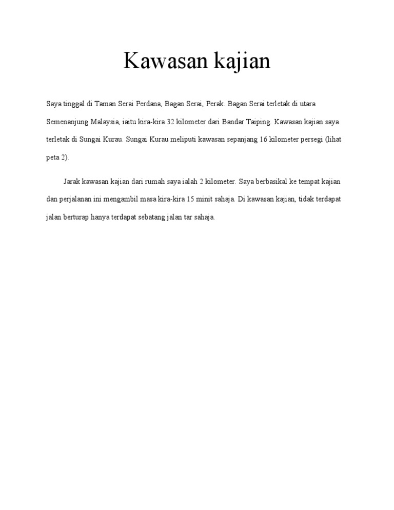 Kawasan Kajian Pdf