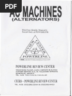 AC Machines - Alternators