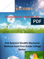 Welcome: Animation in Multimedia