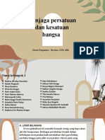 MENJAGA PERSATUAN