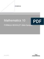 Reference Sheet OST Math HS | PDF | Gallon | Area