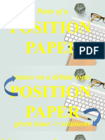 Essential Parts Position Paper