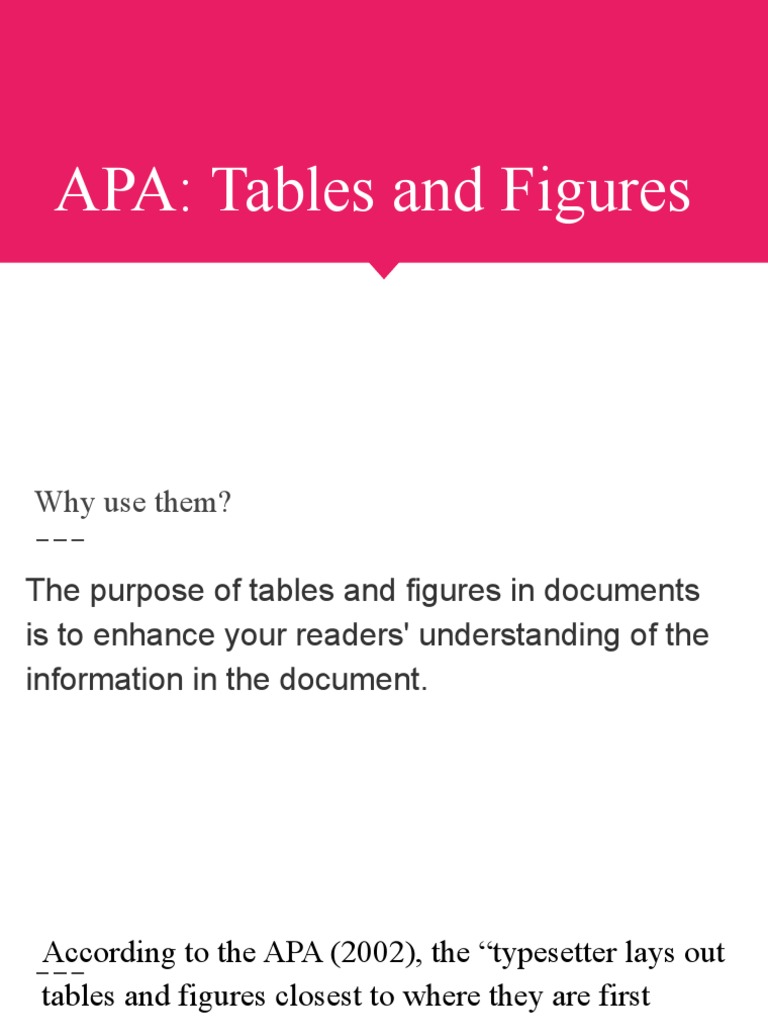 APA Tables and Figures PDF Typefaces Apa Style