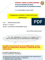 10.1 Sesión #10. Componentes, Estructura y Textura de Las Rocas Sedimentarias