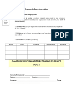 Esquema de Proyecto A Realizar