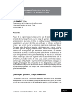 Luis Ramírez Vera: Formación de Profesores: Esbozo de Seis Desafios