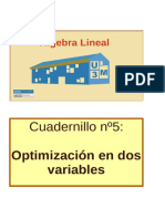 Optimización en dos variables: minimización de costos y maximización de producción