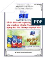 Tiểu luận Quản trị kinh doanh - Phân tích hoạt động Marketing của sản phẩm bột giặt Aba mà doanh nghiệp Đại Việt Hương đang thực hiện - 1280183