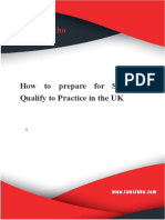 How To Prepare For SQE and Qualify To Practice in UK
