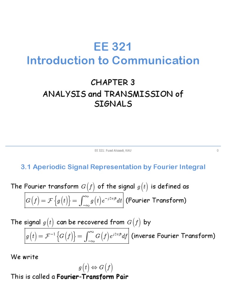 Signal Transmission Analysis | PDF | Telecommunications Engineering ...