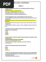 Meo Class 4 - Electricals: Section - 1