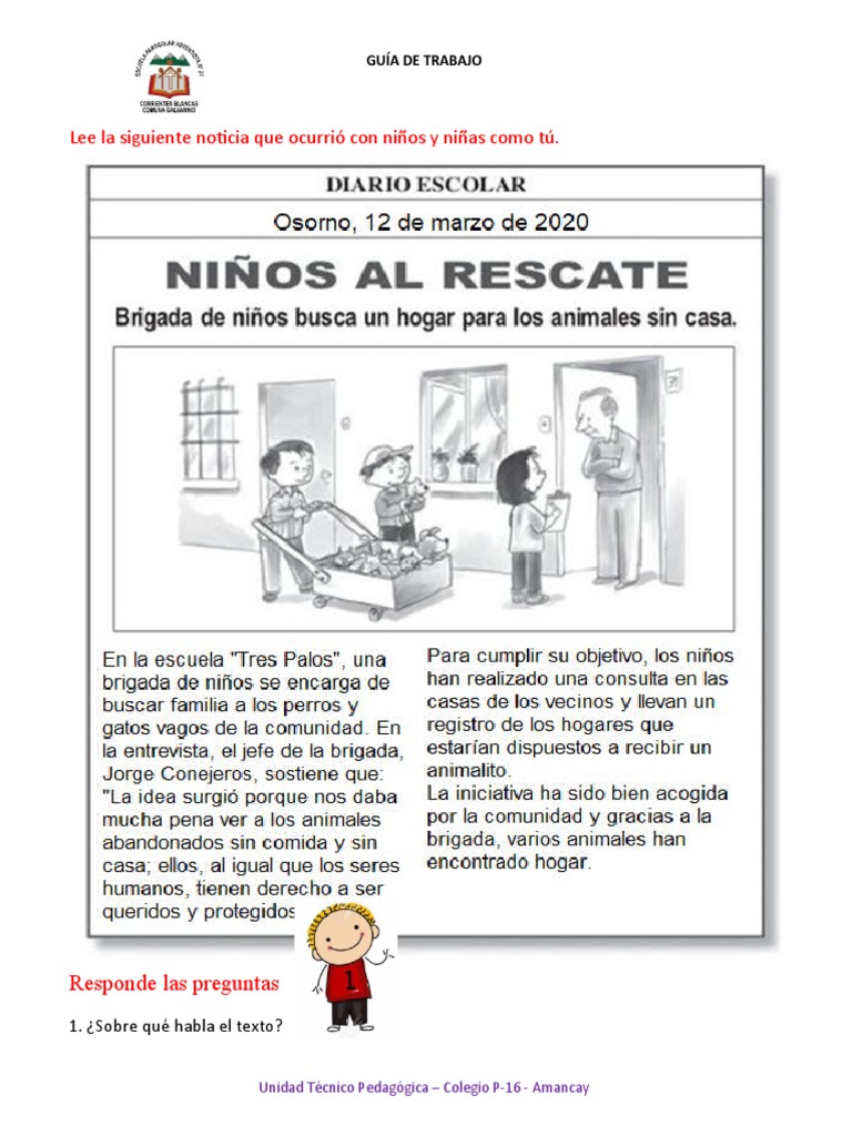 Niños Al Rescate | PDF