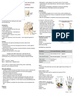 Medsurg 1.2 - Forearm, Wrist, Hand Conditions