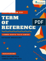 Term of Reference (TOR) LKTIM Phytoplasm XIII (REVISI)