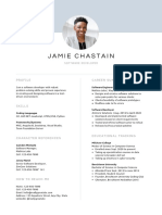 Jamie Chastain: Career Summary Profile