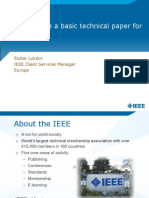 IEEE How to Write a Basic Technical Paper