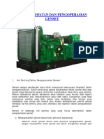 PENGOPERASIAN GENSET