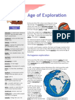 Age of Exploration Text Exercises