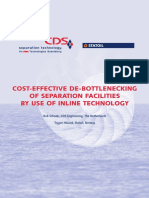 Cost-Effective De-Bottlenecking of Separation Facilities by Use of Inline Technology