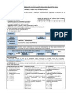 Guía 1 Cuarto Proceso Escritura Segundo Semestre 2021