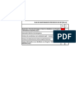 Plan de Mantenimiento y Registro de Revisión