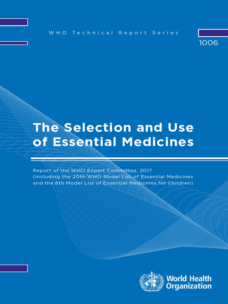 The Selection and Use of Essential Medicines | PDF | Beta Lactamase ...
