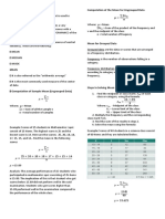 Measure of Central Tendency Grouped Data 1