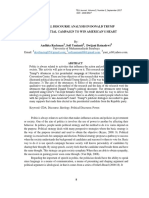 Critical Discourse Analysis in Donald Trump Presidential Campaign to Win Americans Heart