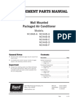 Replacement Parts Manual: Wall Mounted Packaged Air Conditioner
