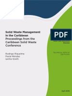 Solid Waste Management in The Caribbean Proceedings From The Caribbean Solid Waste Conference