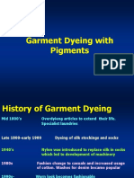 Garment Dyeing With Pigments