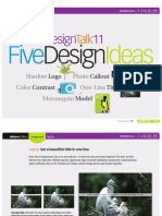 Design - Before & After - 0656 - Design Talk 11 - Five Design Ideas